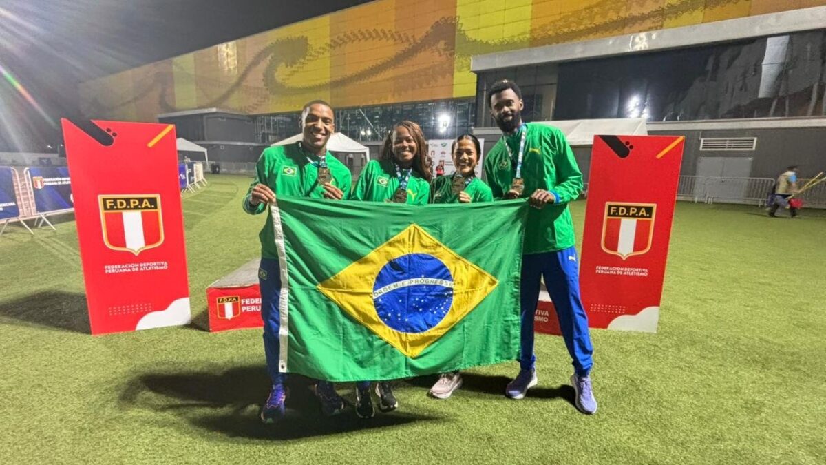Iberoamericano tiene el primer oro del campeonato en el 4x100 m mixto para Brasil