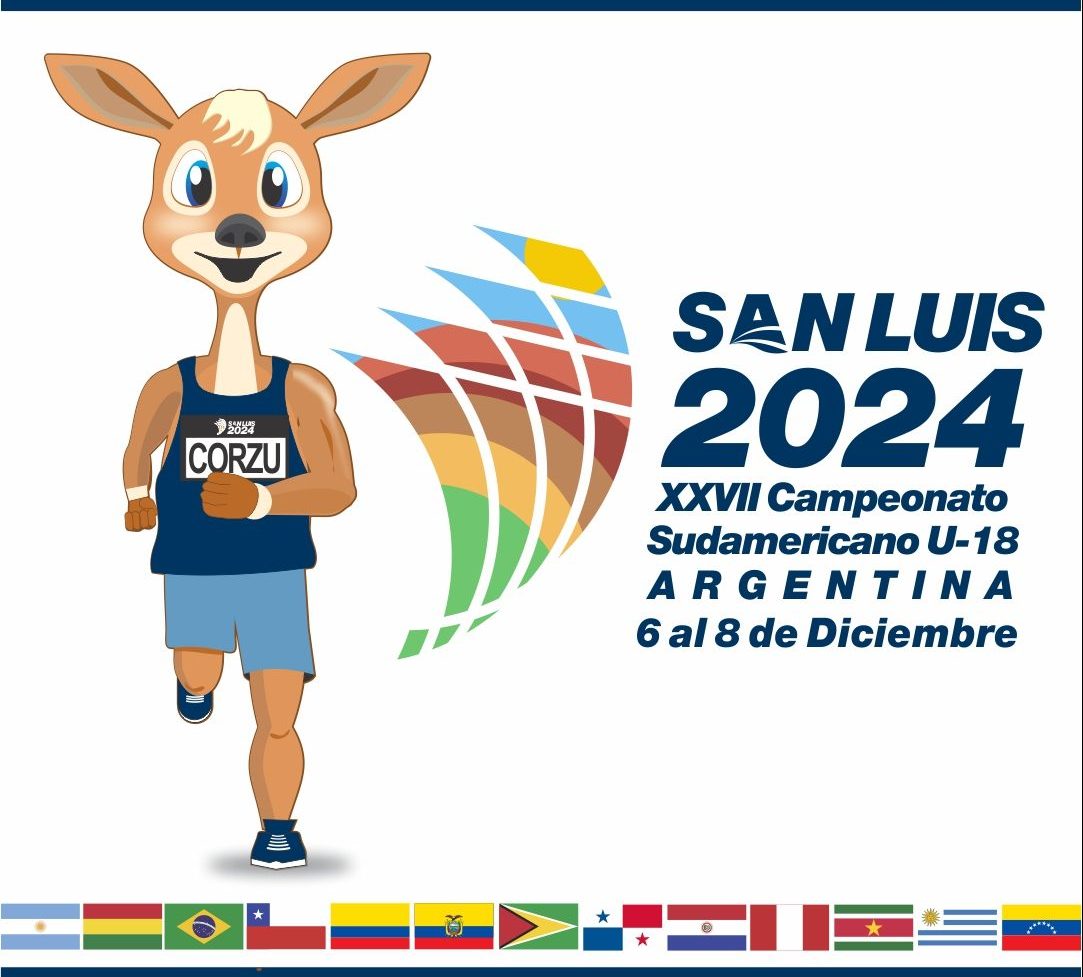 San Luis 2024 Presenta su Mascota Oficial: «Corzu» El XXVII Campeonato Sudamericano de Atletismo U-18, que se celebrará en San Luis del 6 al 8 de diciembre de 2024, ha presentado oficialmente a su mascota: «Corzu», un simpático personaje inspirado en la corzuela, un mamífero típico de los campos de la provincia de San Luis. Esta imagen tierna y amigable está destinada a alegrar las competencias y representar el espíritu de los jóvenes atletas sudamericanos. El Campeonato Sudamericano U-18: Historia y Proyección Internacional El Campeonato Sudamericano U-18, anteriormente conocido como Campeonato de «Menores», fue una creación argentina. La primera edición se llevó a cabo en Comodoro Rivadavia en noviembre de 1973, marcando un hito como el primer campeonato de esta categoría a nivel mundial. Este evento inspiró la creación de campeonatos mundiales juveniles por parte de la federación internacional y los Juegos Olímpicos de la Juventud organizados por el Comité Olímpico Internacional, cuya tercera edición se realizó en Buenos Aires en 2018. Un Escenario Moderno y Competencias de Alto Nivel Las competencias se desarrollarán en el Centro de Desarrollo Deportivo «Pedro Presti», que cuenta con una pista de solado sintético de 8 andariveles y todas las instalaciones homologadas por World Athletics. Esta infraestructura de primer nivel será el escenario perfecto para recibir a los jóvenes atletas de 13 países sudamericanos que competirán en San Luis, en un entorno que también ofrece la posibilidad de disfrutar las bellezas turísticas de la provincia. San Luis: Un Destino Turístico y Deportivo en Expansión San Luis 2024 Presenta su Mascota Oficial: «Corzu»