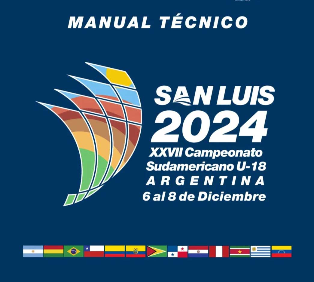 CADA Difunde el Manual Técnico del Sudamericano U18 en San Luis 2024