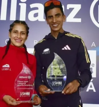 Iván González y Leidy Lozano triunfan en los 15 km de Bogotá