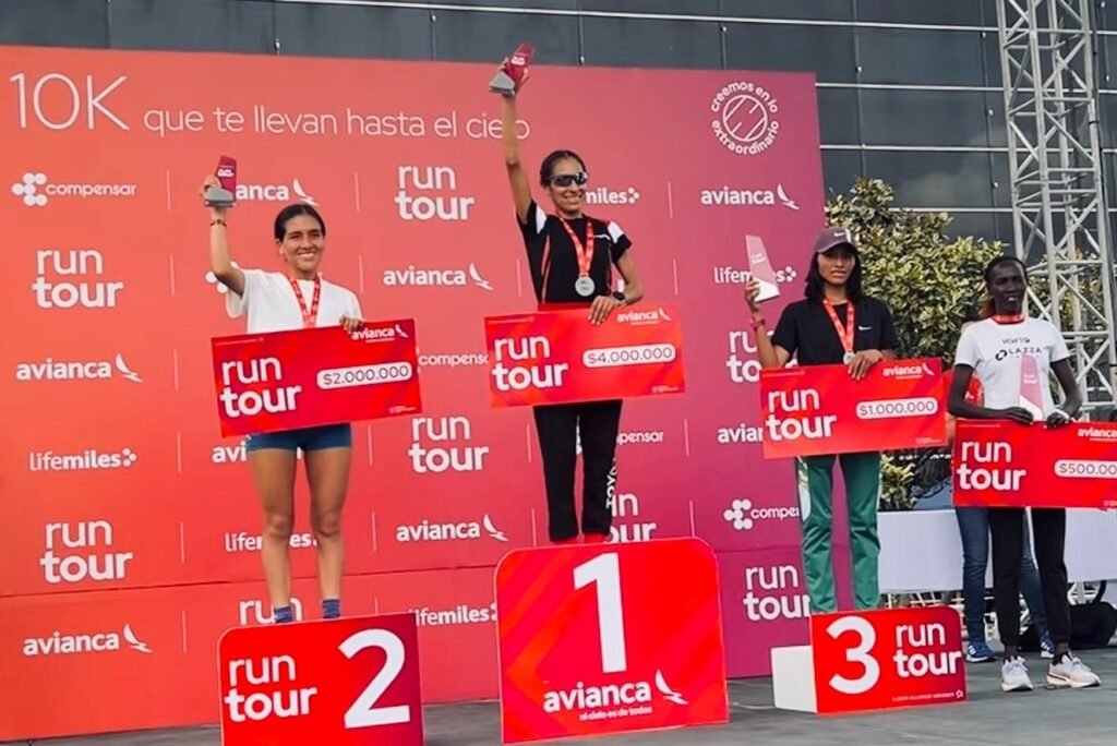 Gladys Tejeda se impone en los 10k de Bogotá 1 Gladys Tejeda PODIO