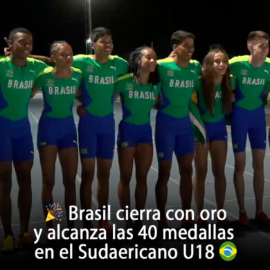 🎉 Brasil cierra con oro y alcanza las 40 medallas en el Sudamericano U18 🥇🇧🇷