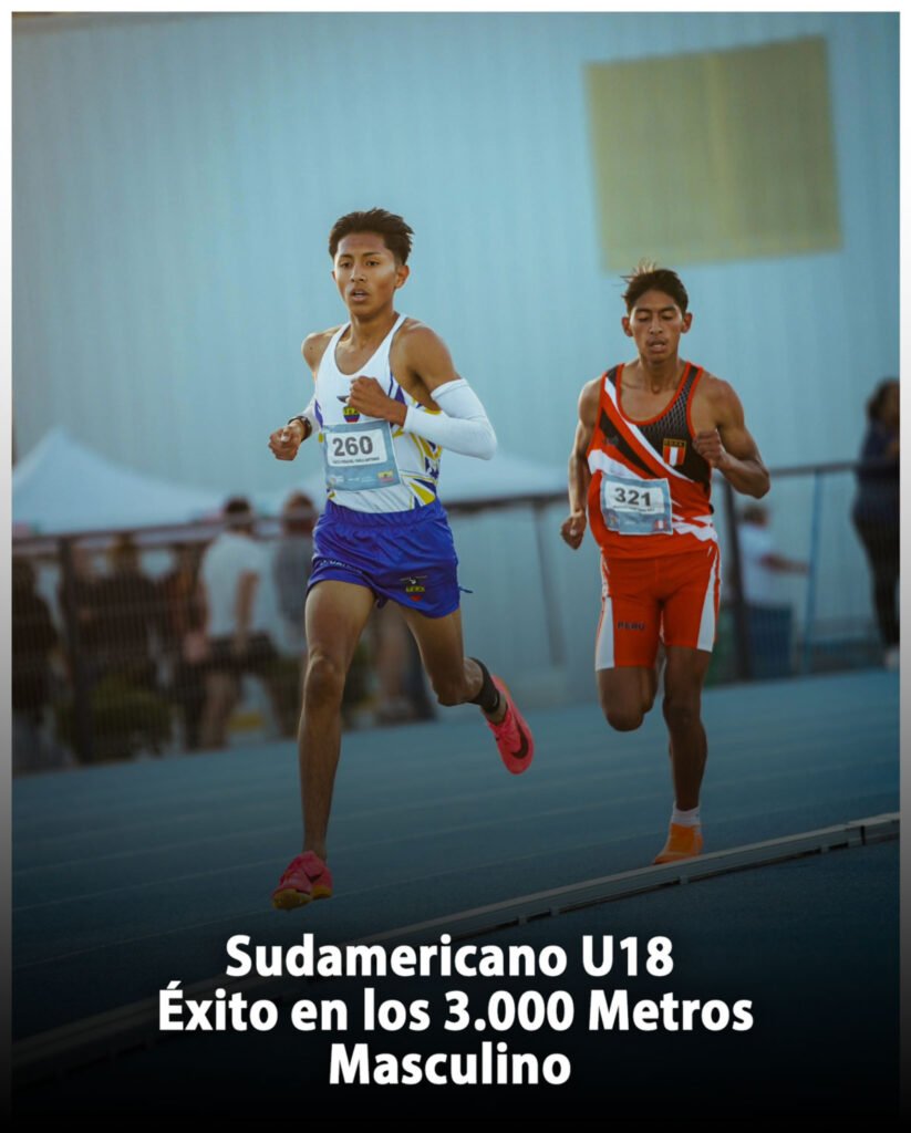 🥇 Campeonato Sudamericano U18: Éxito en los 3.000 Metros Masculino 1 Campeonato Sudamericano U18: Éxito en los 3.000 Metros Masculino