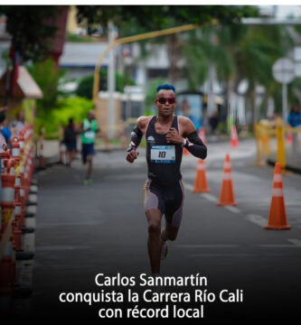 Carlos Sanmartín conquista la Carrera Río Cali con récord local