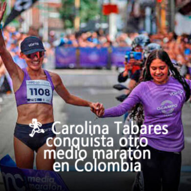 Carolina Tabares conquista otro medio maratón en Colombia