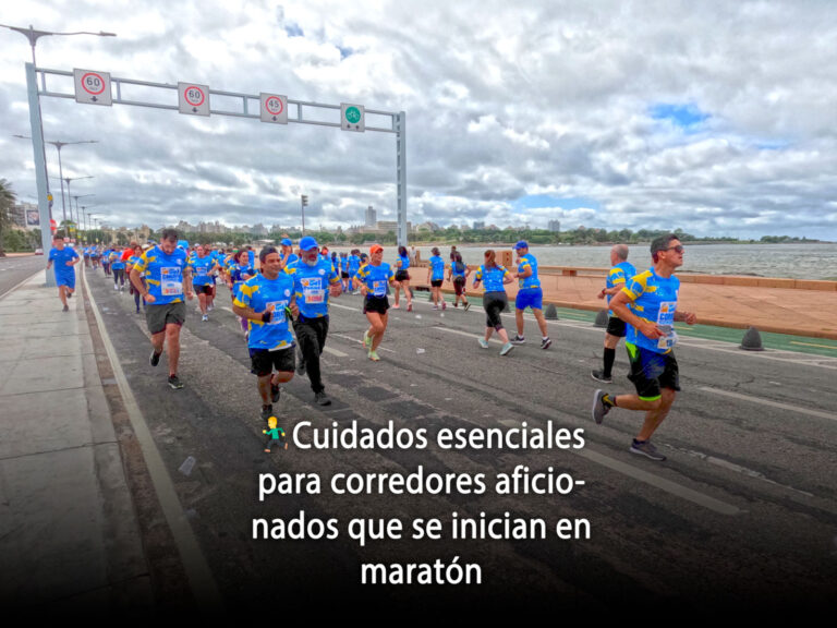 Cuidados esenciales para corredores aficionados que se inician en maratón