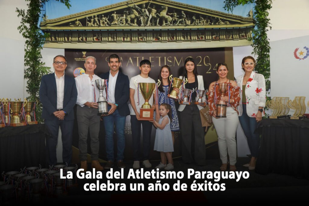 La Gala del Atletismo Paraguayo celebra un año de éxitos 1 La Gala del Atletismo Paraguayo celebra un año de éxitos Fuente: Federación Paraguaya de Atletismo El Consejo Nacional de Deportes de Asunción fue escenario de la esperada Gala 2024 del Atletismo Paraguayo, un homenaje a los clubes, atletas e instituciones que marcaron un año lleno de logros para este deporte en Paraguay. Reconocimiento a los Campeones Nacionales por Clubes La Federación Paraguaya de Atletismo destacó a los equipos que sobresalieron en las distintas disciplinas: Pingüi Athletic Club: Campeones en Trail y Ruta. Deportivo San José: Líderes en Pista y Campo. "Felicitamos a todos los clubes de atletismo por el excelente año deportivo que nos dieron; ellos son el motor principal para seguir fomentando el deporte competitivo en nuestro país", señaló la Federación en un emotivo mensaje. Homenaje a los Atletas Destacados En la ceremonia se premiaron a los atletas que lograron medallas internacionales y rompieron récords nacionales. Entre los homenajeados se incluyeron: Categoría Mayores: César Almirón: 100 m, 200 m, y Posta 4×100 m. Ericky Dos Santos: 1500 m. Kevin Mendieta: 110 m c/v. Christopher Thiessen: Salto Largo. Posta 4×100 m: Misael Zalazar, Freddy Maidana, y Jonathan Alexis Wolk. Posta 4×400 m y 4×400 m Mixta: Jhumiler Sánchez, Paul Wood, Marcos González, Montserraht Gauto, Araceli Martínez y Xenia Hiebert. Xenia Hiebert: 200 m. María Leticia Añazco: Milla urbana. Despedida de una Leyenda La Federación dedicó un sentido homenaje a Ana Camila Pirelli, una de las atletas más destacadas en la historia del atletismo paraguayo y recordwoman del heptathlon, quien anunció su retiro de las competencias. Su legado será recordado como una fuente de inspiración para las futuras generaciones. Esta gala subrayó el compromiso de la comunidad atlética con el desarrollo del deporte en Paraguay, cerrando un año de logros colectivos e individuales que fortalecen el futuro del atletismo nacional.