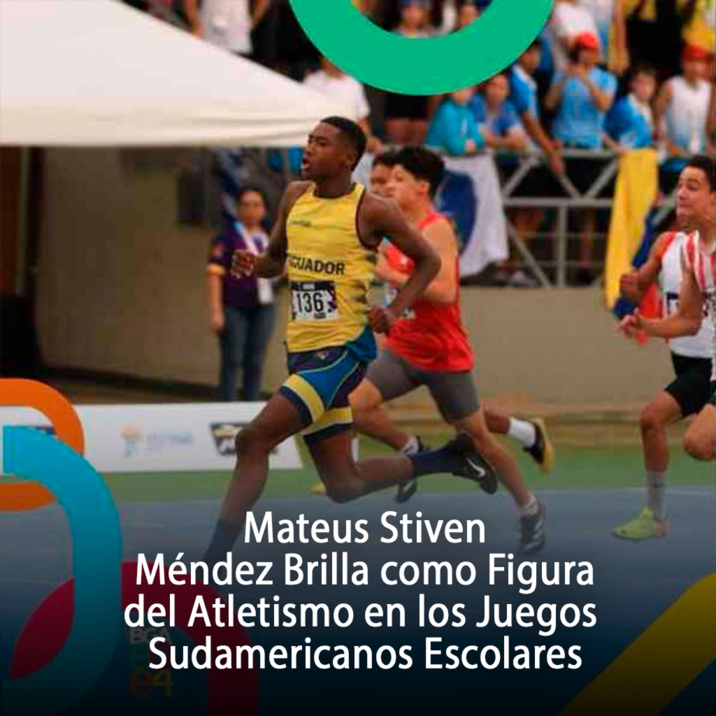 Mateus Stiven Méndez Brilla como Figura del Atletismo en los Juegos Sudamericanos Escolares