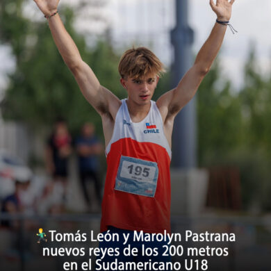 🏃‍♂️ Tomás León y Marolyn Pastrana: nuevos reyes de los 200 metros en el Sudamericano U18 🌟