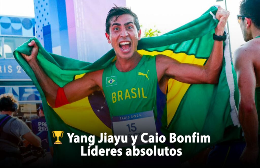 🏆 Yang Jiayu y Caio Bonfim Líderes absolutos del Tour Mundial de Marcha 2024 🌍 1 Yang Jiayu y Caio Bonfim Líderes absolutos