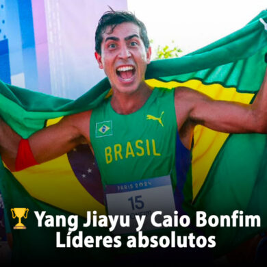 Yang Jiayu y Caio Bonfim Líderes absolutos