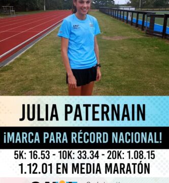 Julia Paternain hace historia cuatro récords en Houston