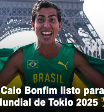 Caio Bonfim listo para el Mundial de Tokio 2025