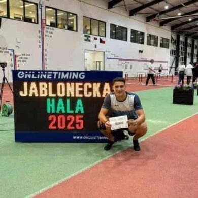 Franco Florio rompe récord argentino en 60m indoor