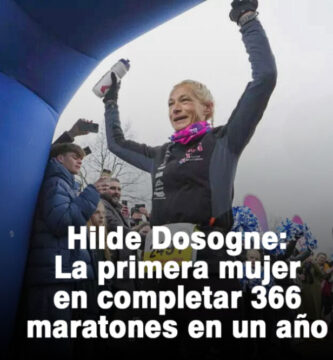 Hilde Dosogne La primera mujer en completar 366 maratones en un año