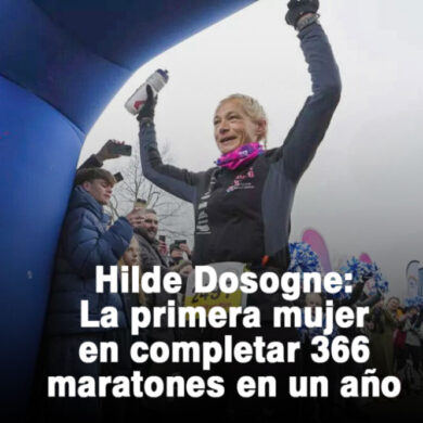 Hilde Dosogne La primera mujer en completar 366 maratones en un año