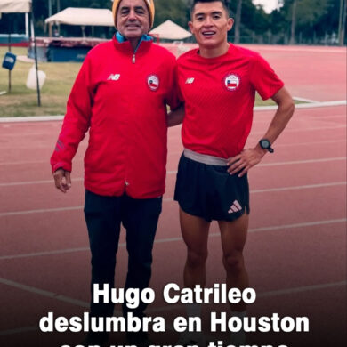 Hugo Catrileo deslumbra en Houston con un gran tiempo