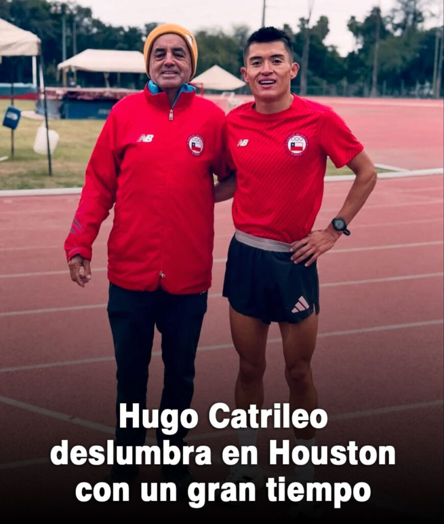 Hugo Catrileo deslumbra en Houston con un gran tiempo