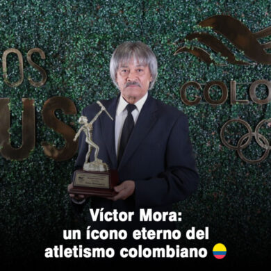 Víctor Mora un ícono eterno del atletismo colombiano