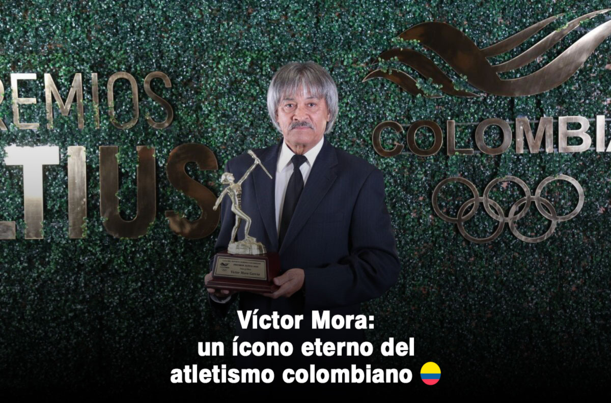 Víctor Mora un ícono eterno del atletismo colombiano