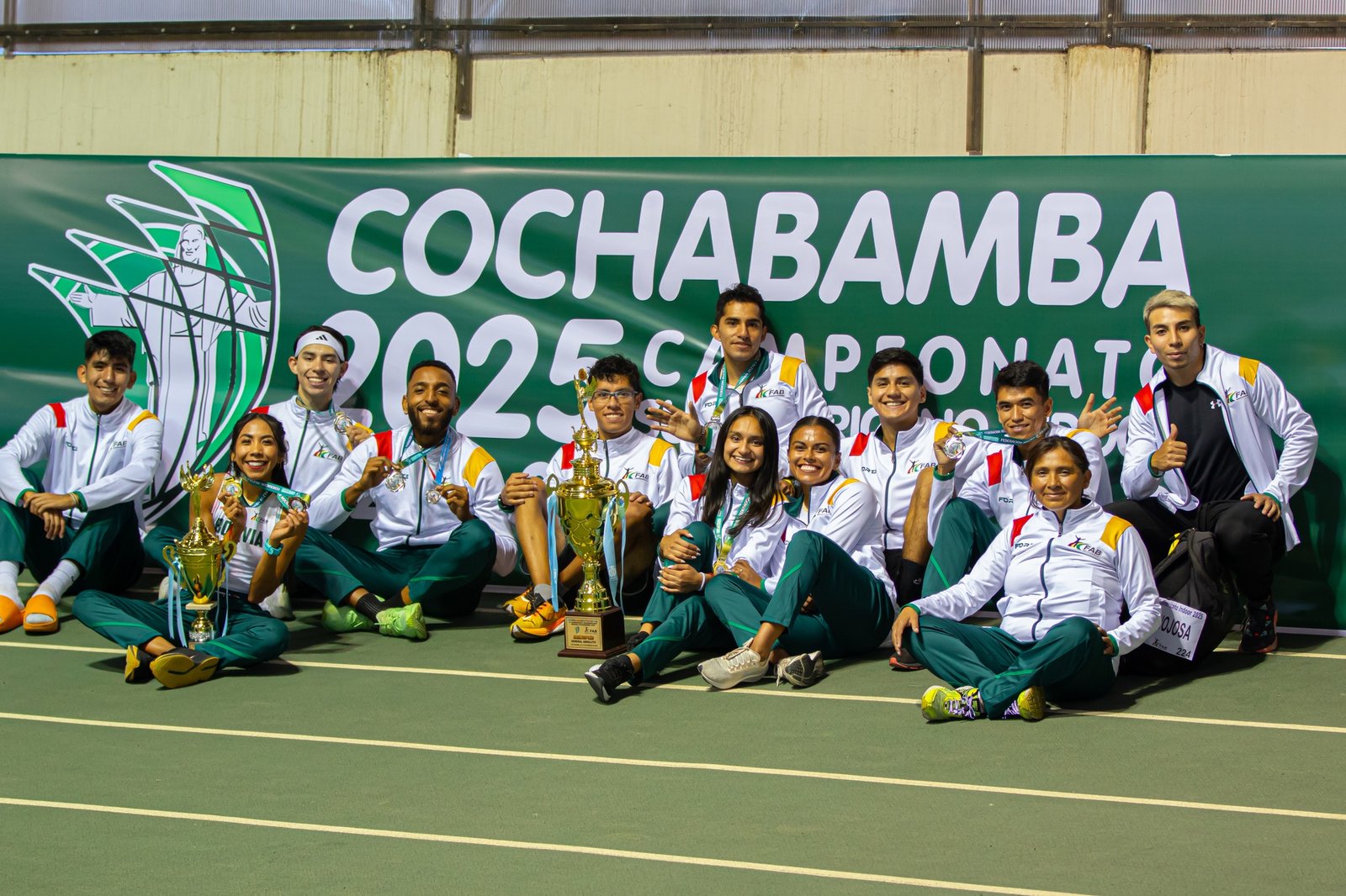 Brasil campeón Sudamericano Indoor Bolivia destaca en fondo