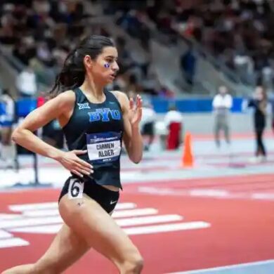 Carmen Alder rompe récord sudamericano de la milla indoor