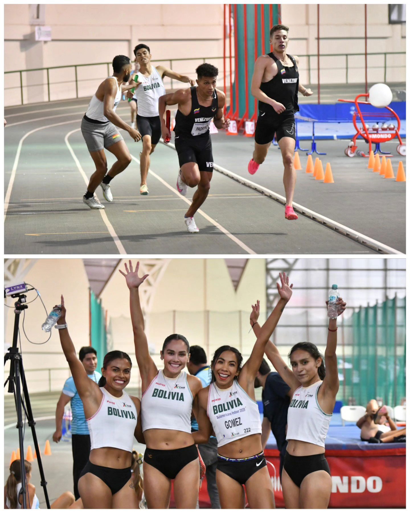 Bolivia y Venezuela brillaron en los relevos 4×400