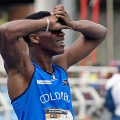 Ronald Longa iguala el récord colombiano de 60 metros indoor en Lisboa