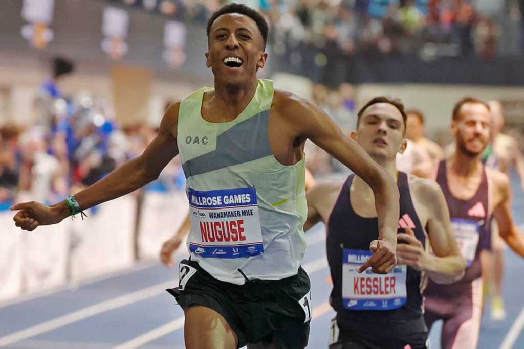 Noche de récords Fisher y Nuguse brillan en Millrose Games