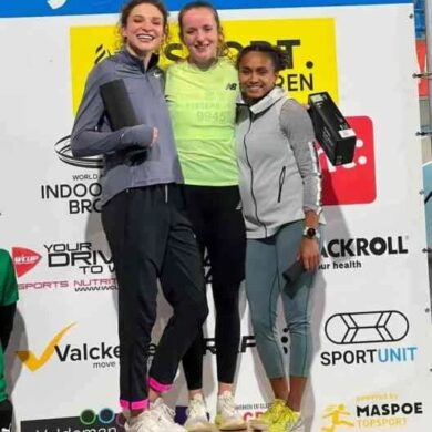 Martina Weil rompe el récord chileno de 400 metros indoor en Gante