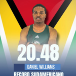 Daniel Williams rompe el récord sudamericano de 200m indoor