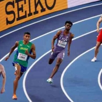 Matheus Lima, finalista histórico en 400 indoor