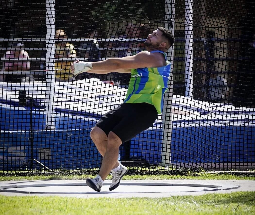 Nuevo récord argentino en martillo: Joaquín Gómez 76.69m