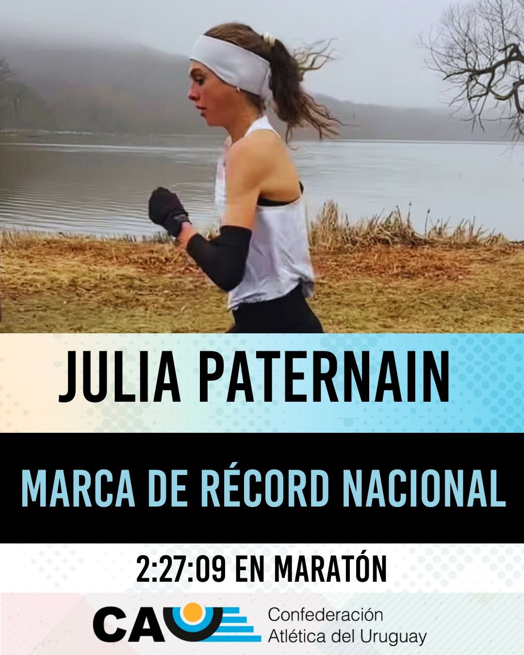 Histórico! Julia Paternain arrasa récord uruguayo de maratón