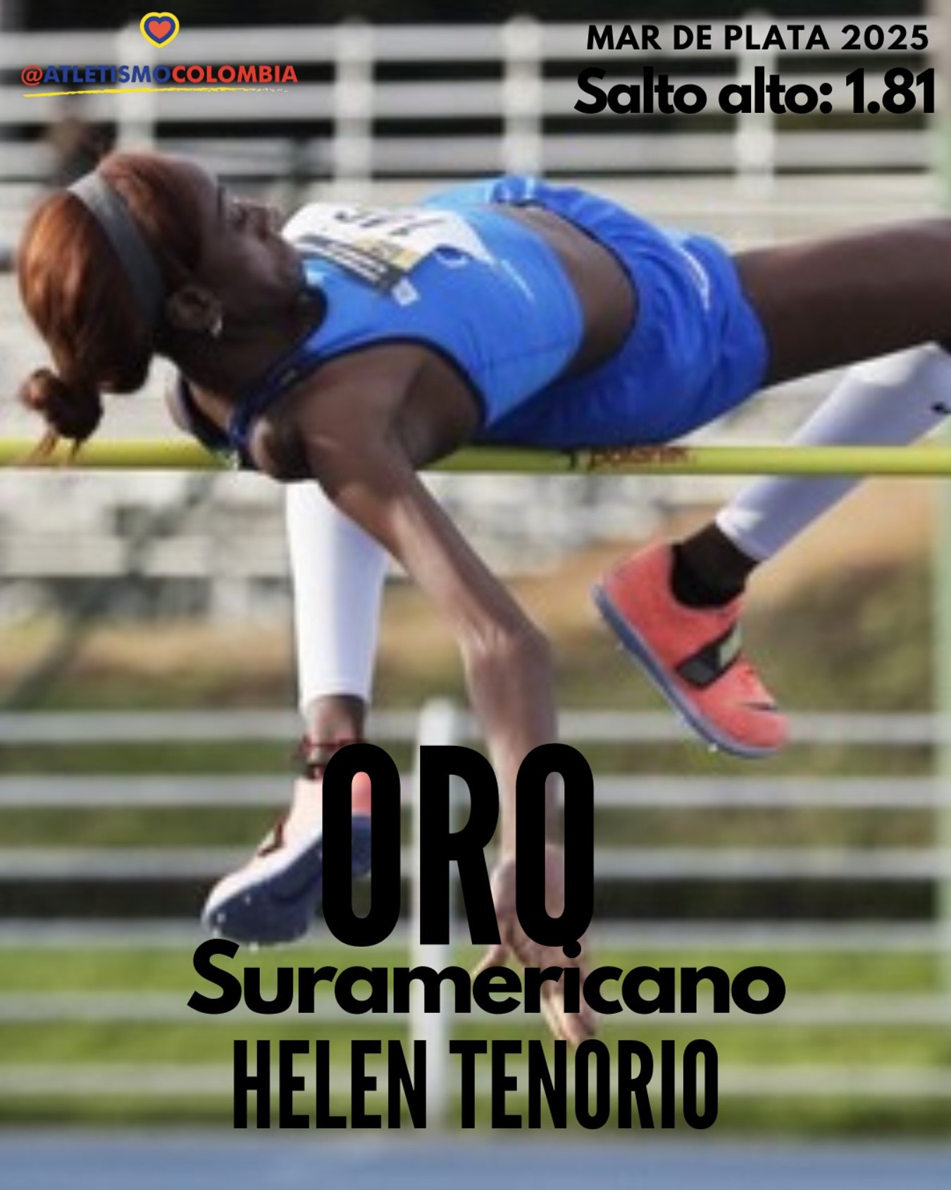 Helen Tenorio conquista el oro en salto alto en Mar del Plata 2025
