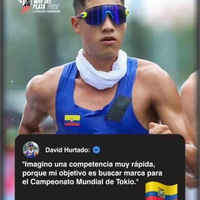 David Hurtado enfocado en Mar del Plata 2025