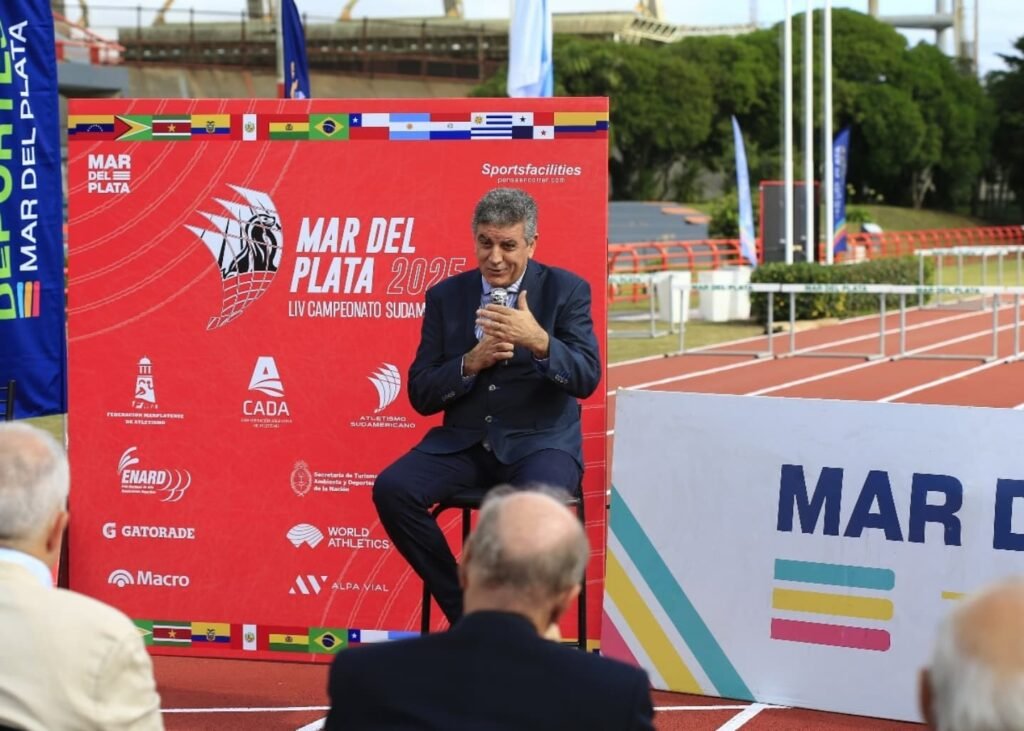 🎉 El Sudamericano de Atletismo Mar del Plata 2025 ya se vive: ¡conferencia de lanzamiento y transmisión en vivo! 3 ConSudAtle Noticias del Atletismo Sudamericano