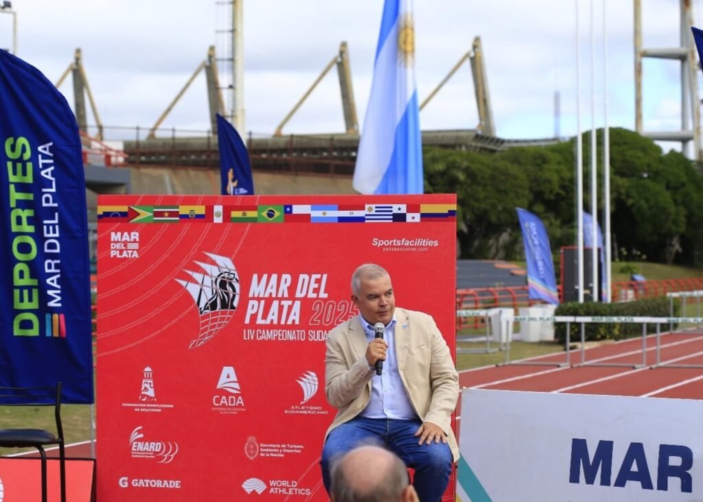 🎉 El Sudamericano de Atletismo Mar del Plata 2025 ya se vive: ¡conferencia de lanzamiento y transmisión en vivo! 2 ConSudAtle Noticias del Atletismo Sudamericano