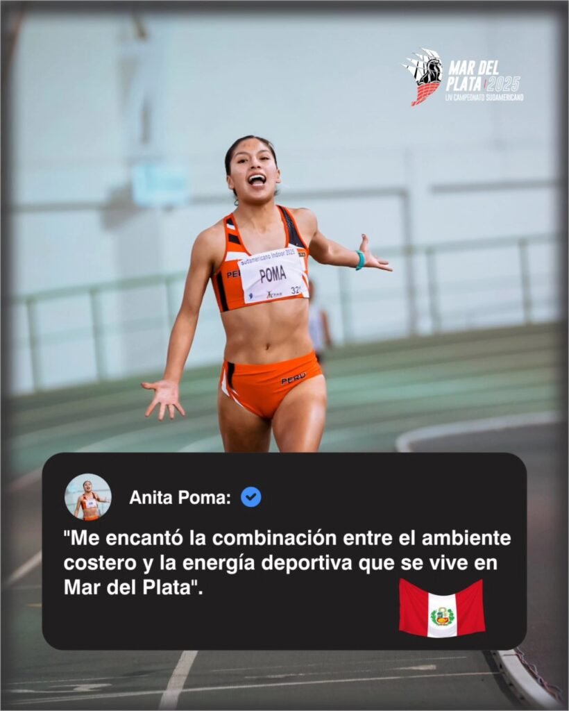 Anita Poma elogia la energía única de Mar del Plata rumbo al Sudamericano 2025 1 Anita Poma