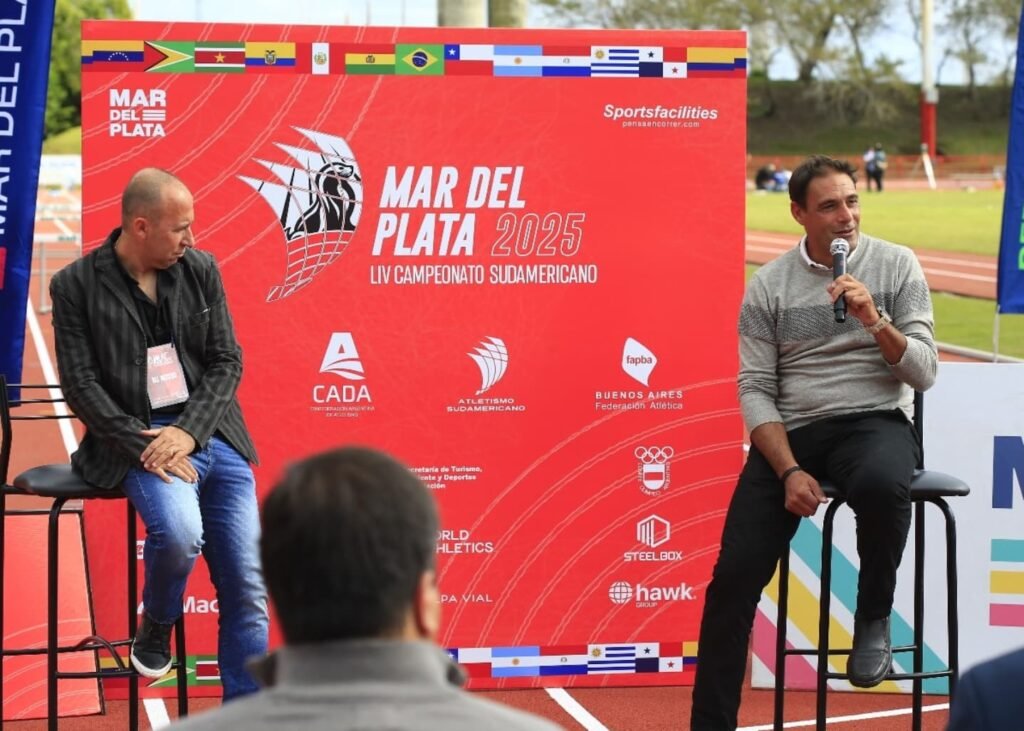 🎉 El Sudamericano de Atletismo Mar del Plata 2025 ya se vive: ¡conferencia de lanzamiento y transmisión en vivo! 5 ConSudAtle Noticias del Atletismo Sudamericano