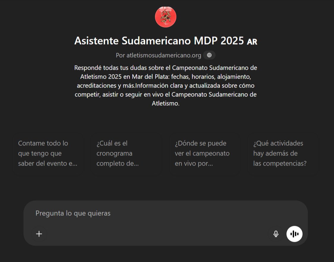 Asistente Sudamericano MDP 2025 Ya disponible