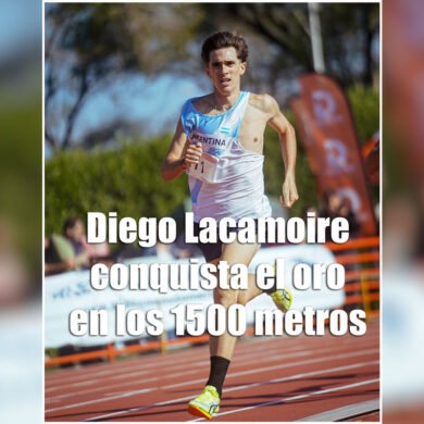 Diego Lacamoire conquista el oro en los 1500 metros