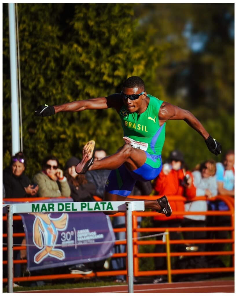 Francisco Dos Reis conquista el oro en los 400m vallas en Mar del Plata 2 Francisco Dos Reis conquista el oro en los 400m vallas
