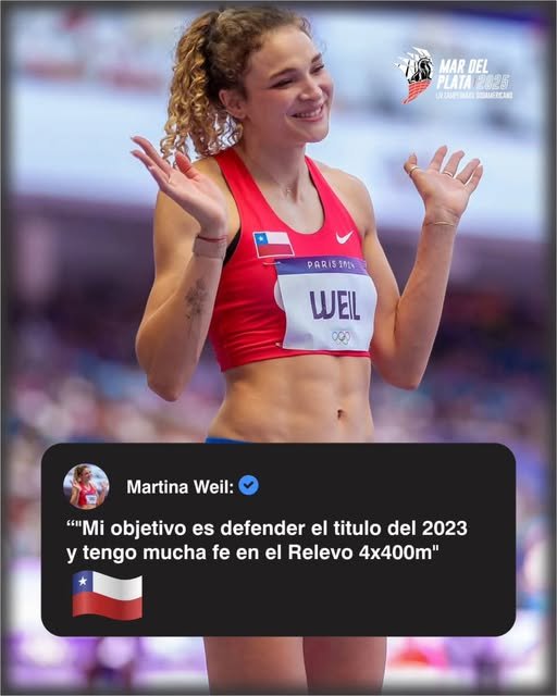 Martina Weil quiere revalidar su corona en Mar del Plata 2025 1 Martina Weil quiere revalidar su corona en Mar del Plata 2025
