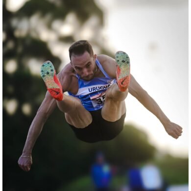 Emiliano Lasa conquista su cuarto título sudamericano en salto en largo