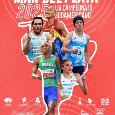 Estudio Juche: la cobertura oficial en imágenes del Sudamericano de Atletismo Mar del Plata 2025