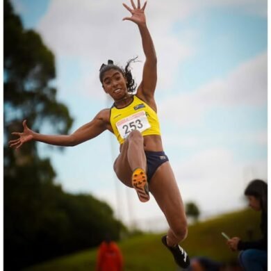 Natalia Linares vuela hacia el oro en salto en largo en Mar del Plata