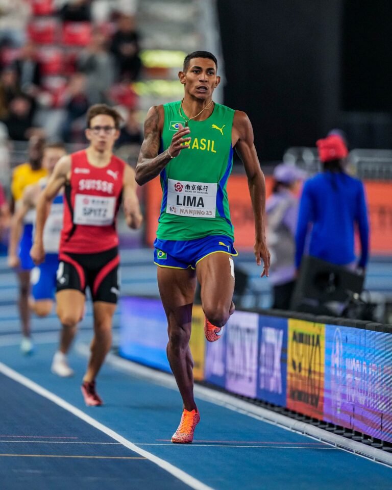 Brillante marca personal de Matheus en China: 48.08 en la Diamond League 21 Brillante marca personal de Matheus en China