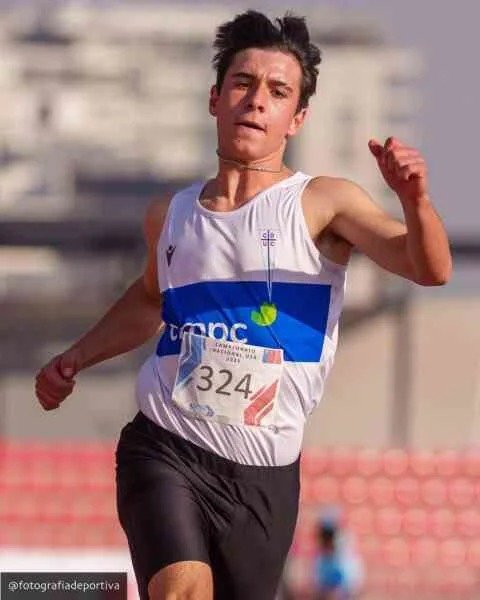 Mateo Fernández domina la velocidad en el Nacional U18 de Chile