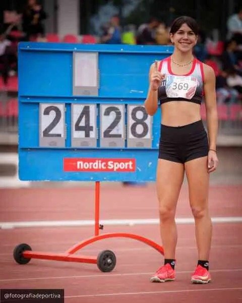 Pilar Rodríguez brilla como promesa del sprint chileno